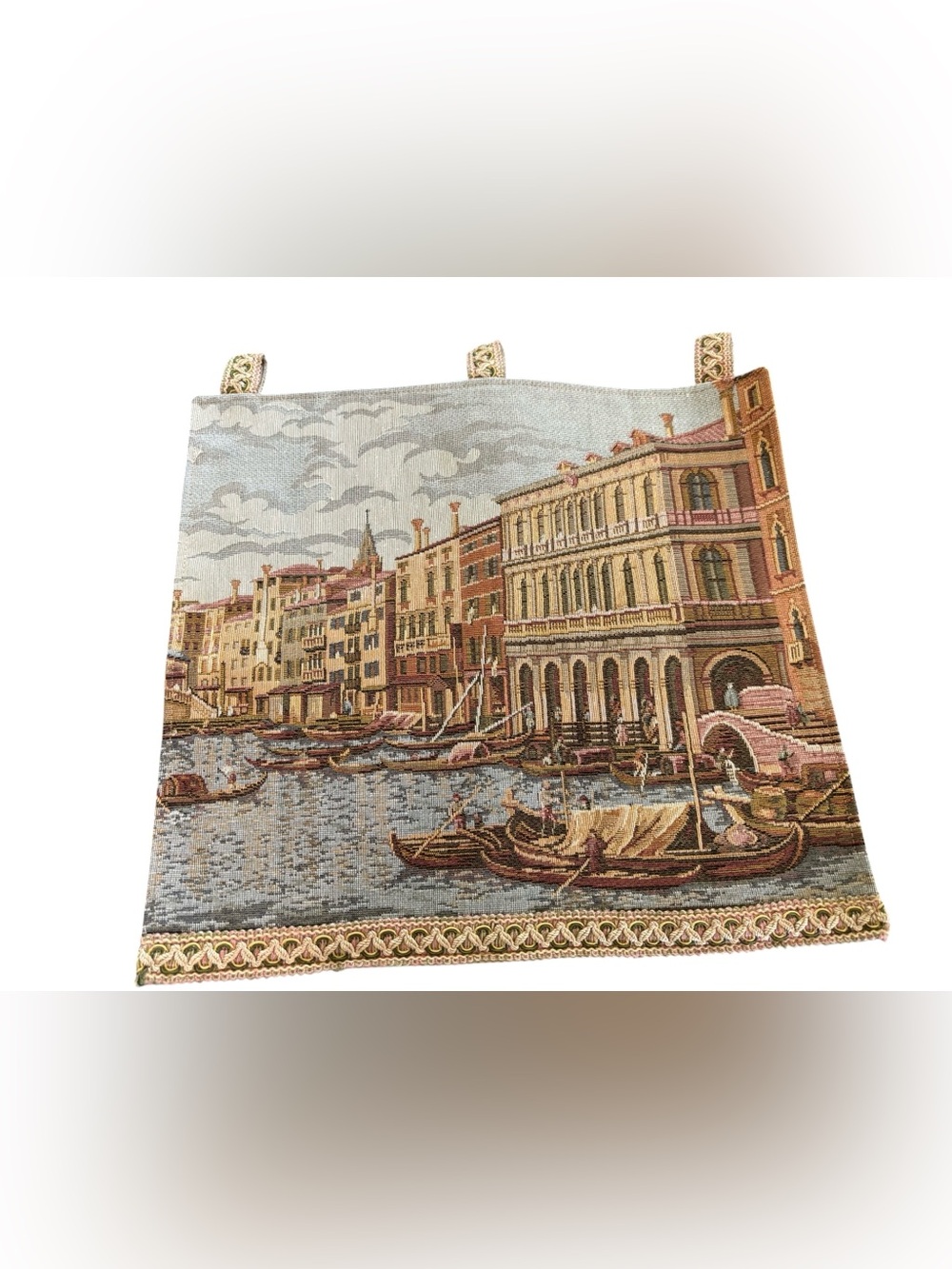 L’Arte Dell Arazzo E Della Passamaneria Italian Venetian Tapestry Wall Art 13.5